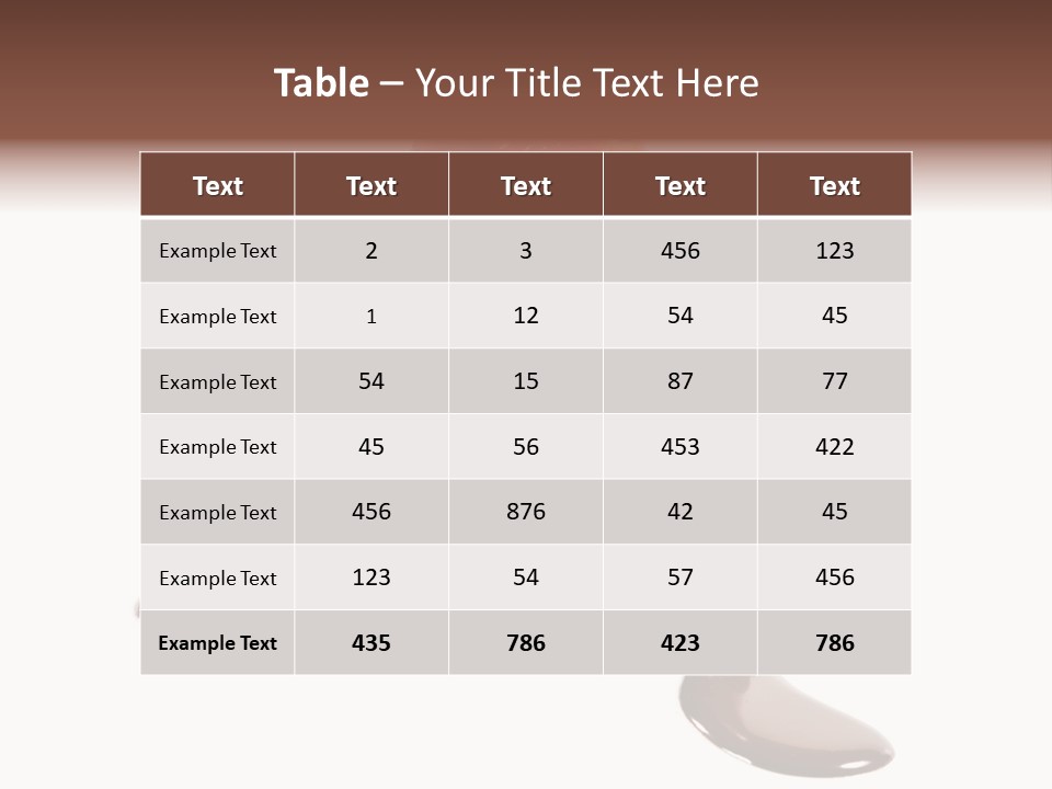Fresh Plate Sugar PowerPoint Template