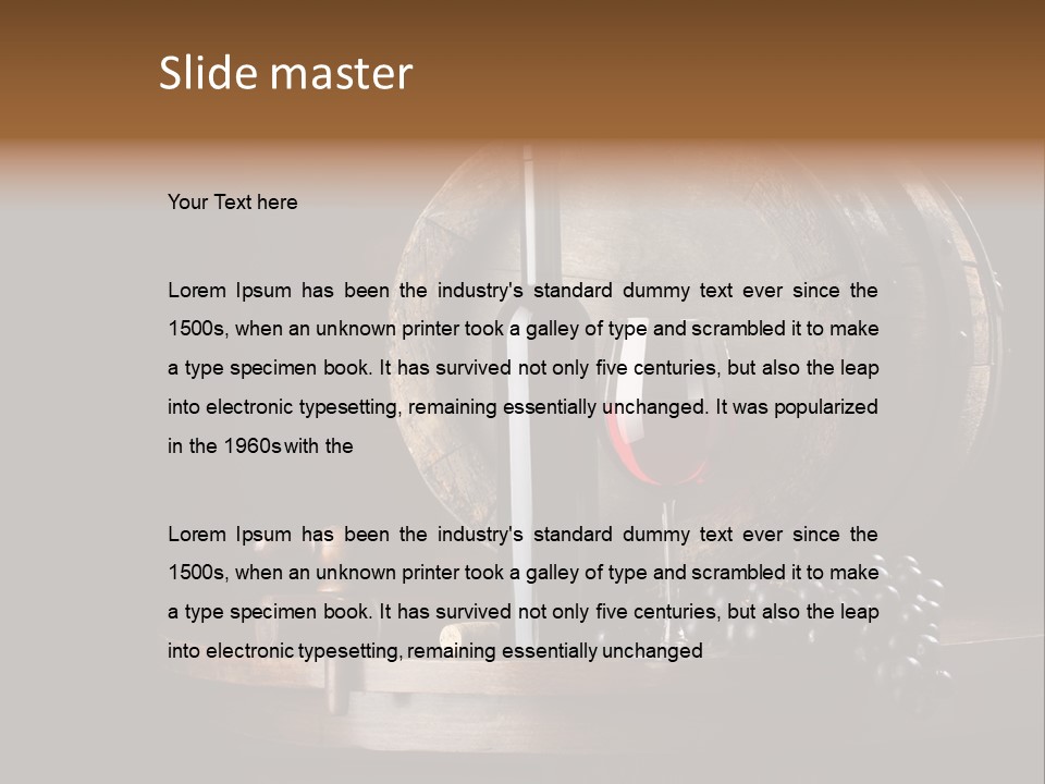 Cool Glass Dry PowerPoint Template