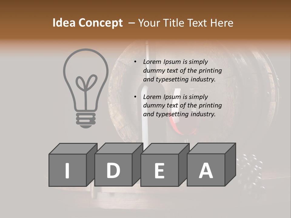 Cool Glass Dry PowerPoint Template