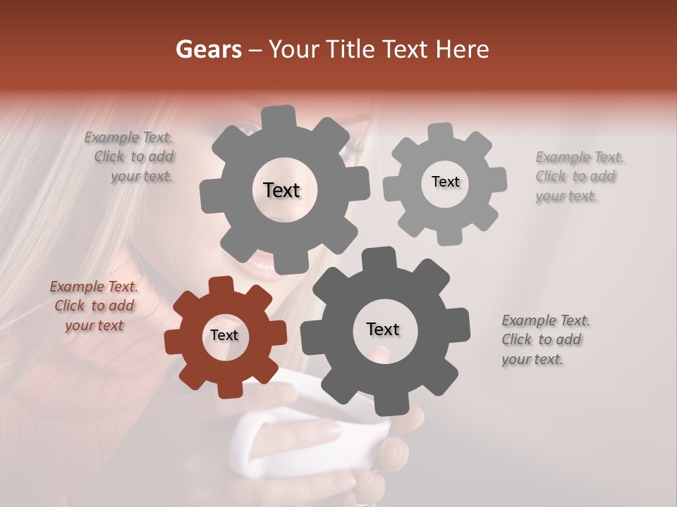 Enjoyment Person Horizontal PowerPoint Template