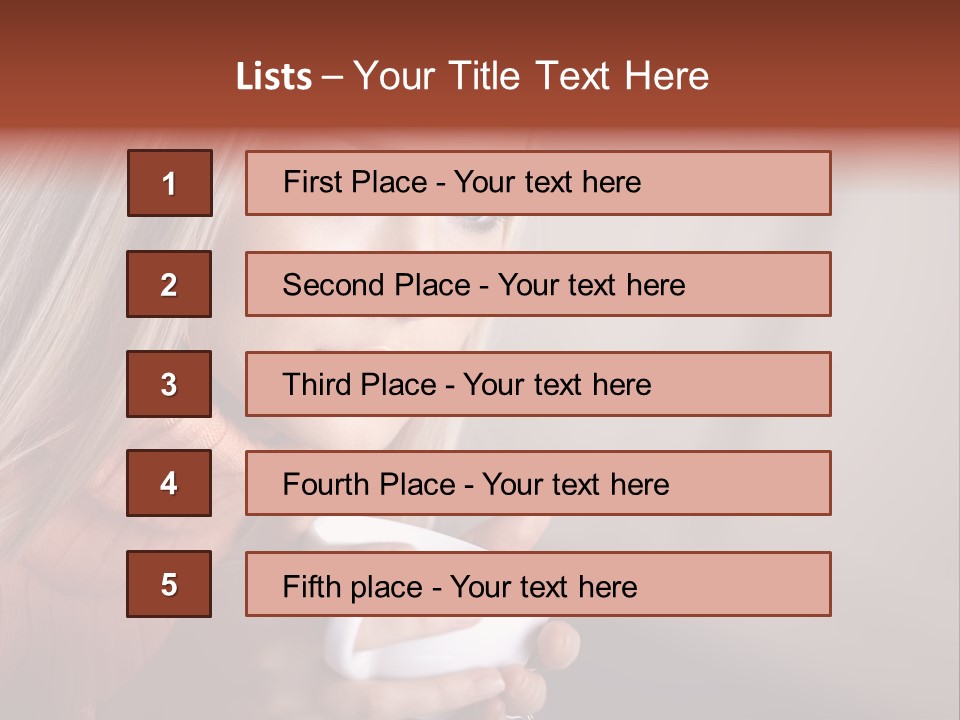 Enjoyment Person Horizontal PowerPoint Template