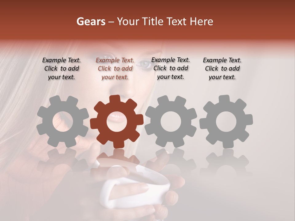 Enjoyment Person Horizontal PowerPoint Template