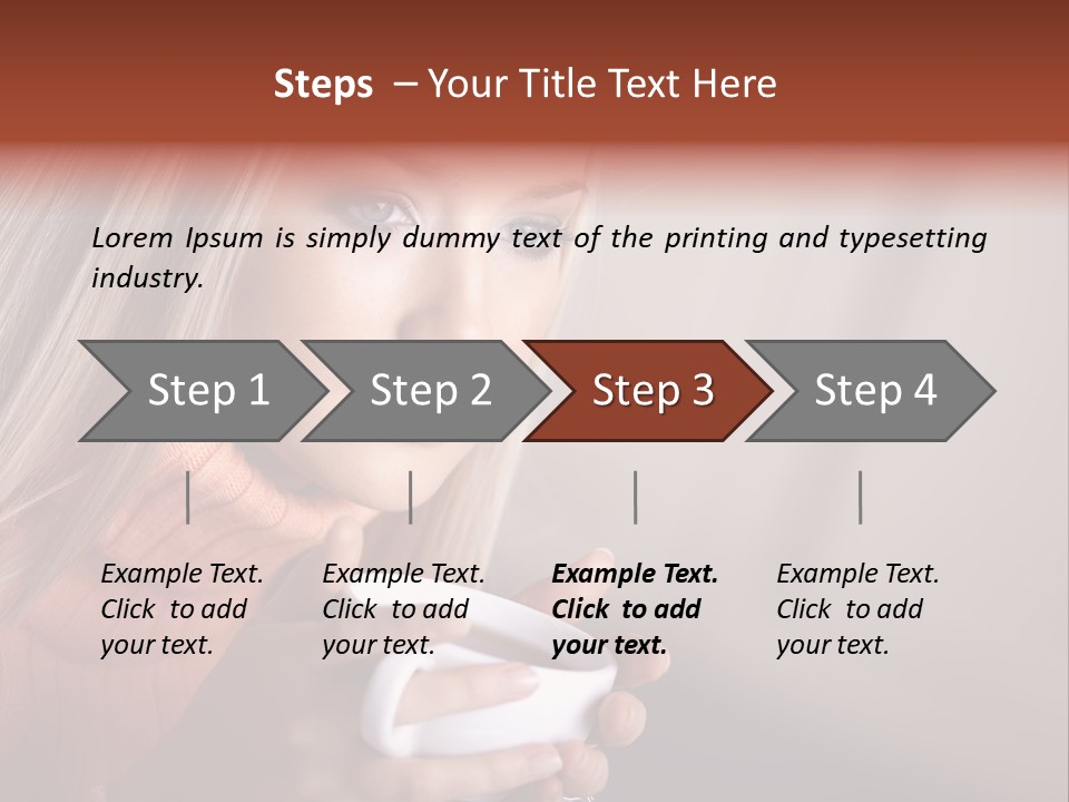 Enjoyment Person Horizontal PowerPoint Template