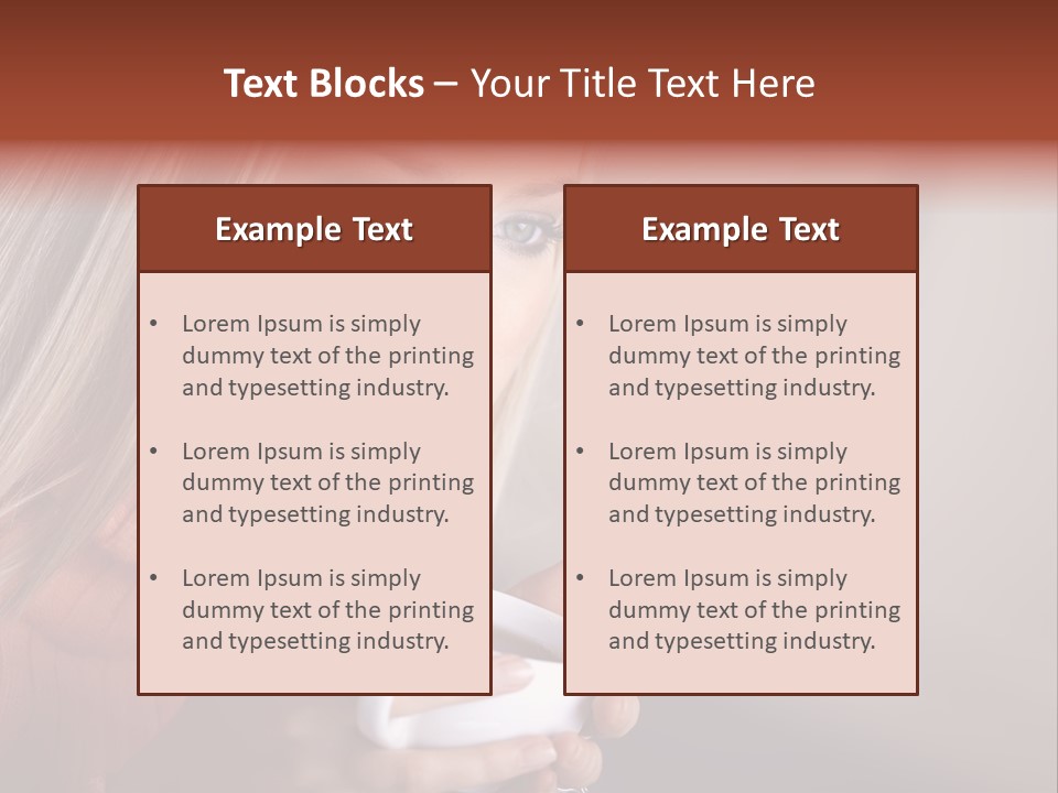 Enjoyment Person Horizontal PowerPoint Template