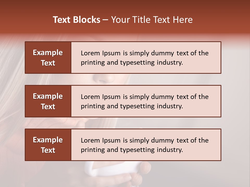 Enjoyment Person Horizontal PowerPoint Template