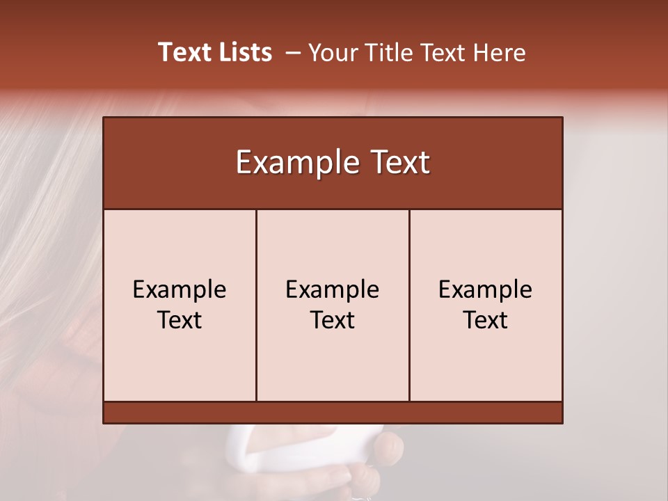 Enjoyment Person Horizontal PowerPoint Template