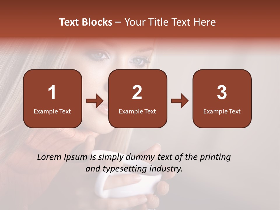 Enjoyment Person Horizontal PowerPoint Template
