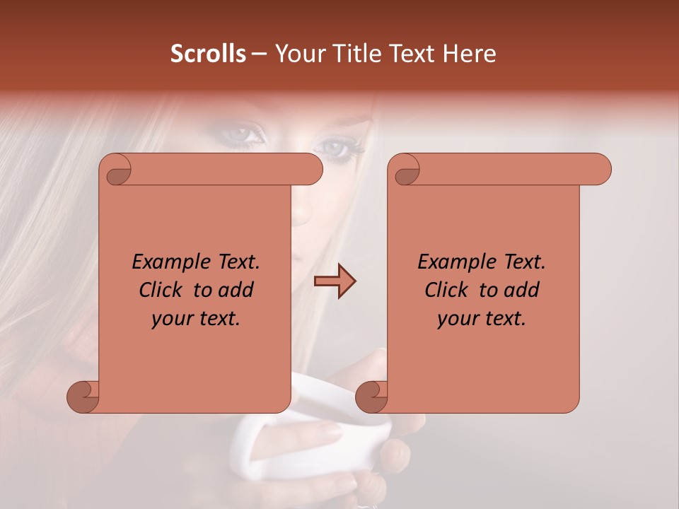 Enjoyment Person Horizontal PowerPoint Template