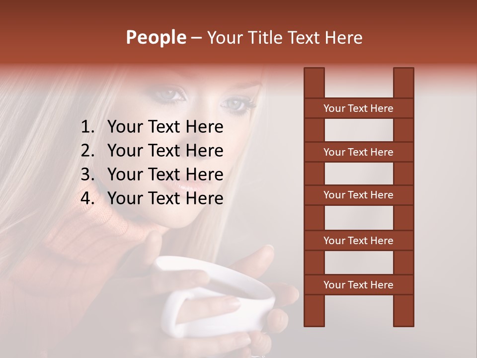 Enjoyment Person Horizontal PowerPoint Template