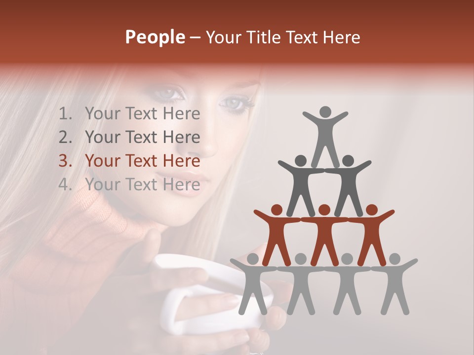 Enjoyment Person Horizontal PowerPoint Template