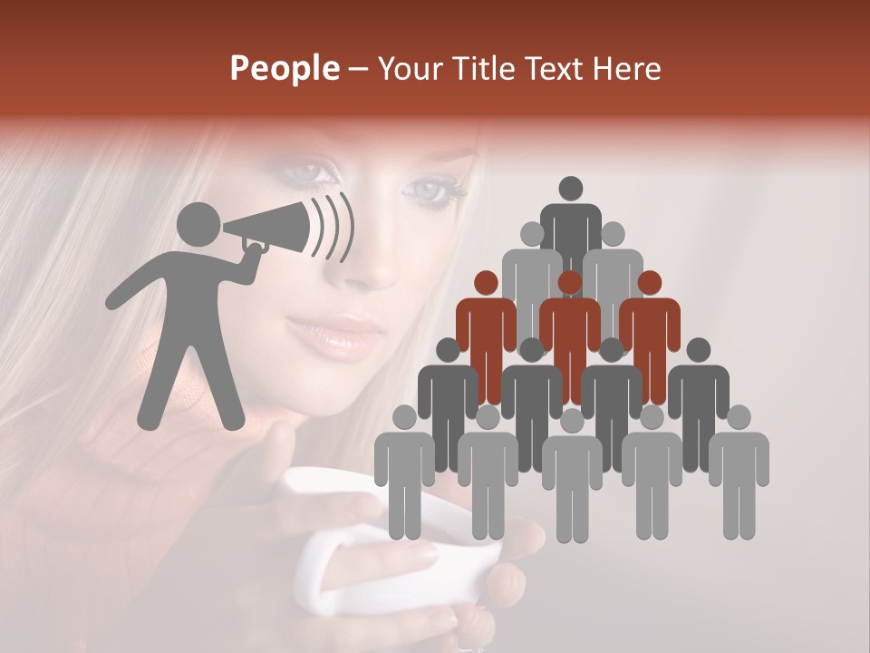 Enjoyment Person Horizontal PowerPoint Template
