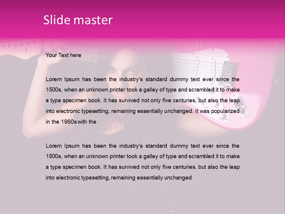 Pretty Beauty Gorgeous PowerPoint Template