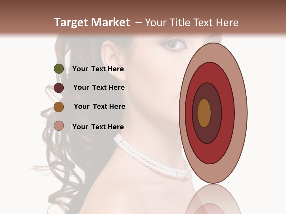 Girl Closeup Curly PowerPoint Template