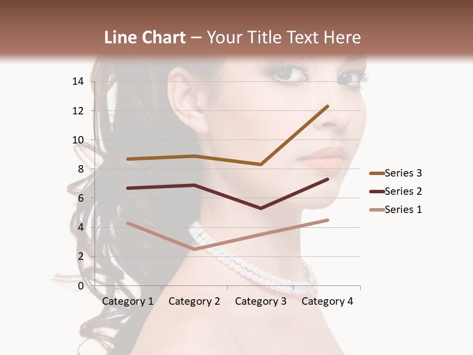 Girl Closeup Curly PowerPoint Template