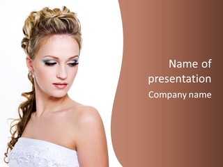 Looking Background Pretty PowerPoint Template