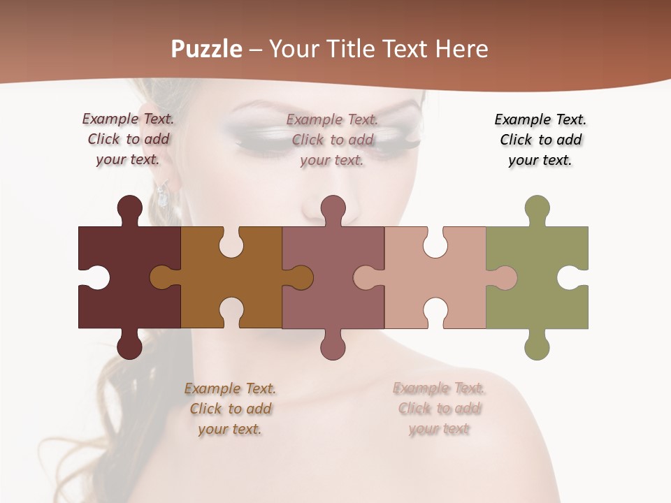 Looking Background Pretty PowerPoint Template