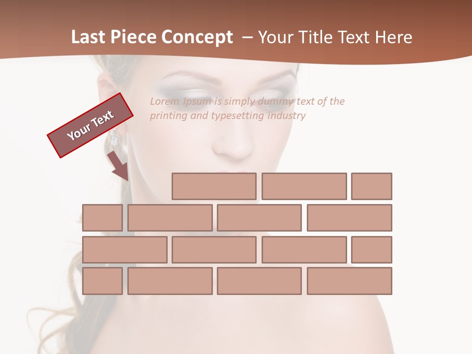Looking Background Pretty PowerPoint Template