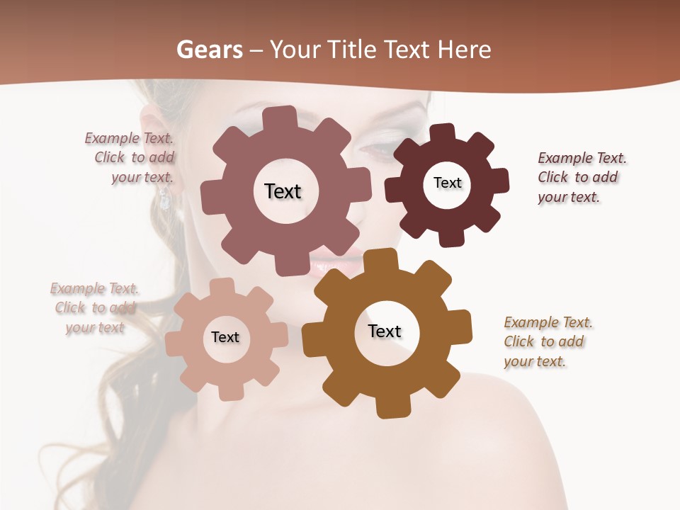 Looking Background Pretty PowerPoint Template