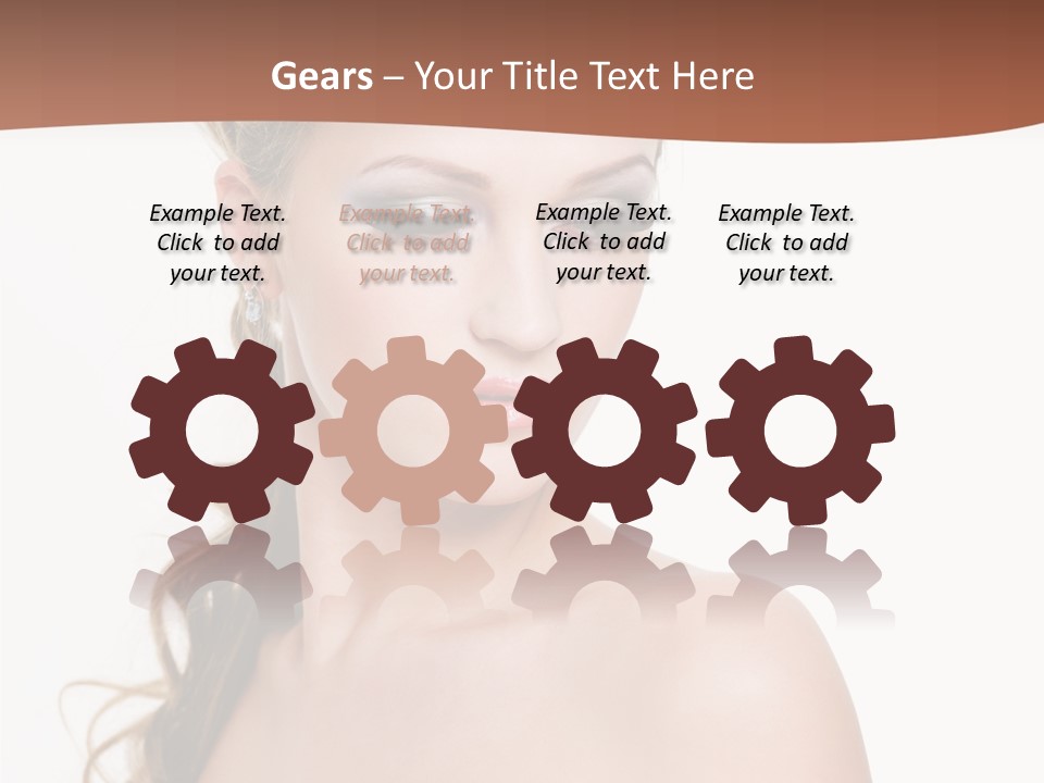 Looking Background Pretty PowerPoint Template