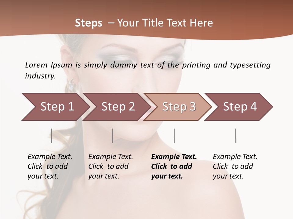 Looking Background Pretty PowerPoint Template