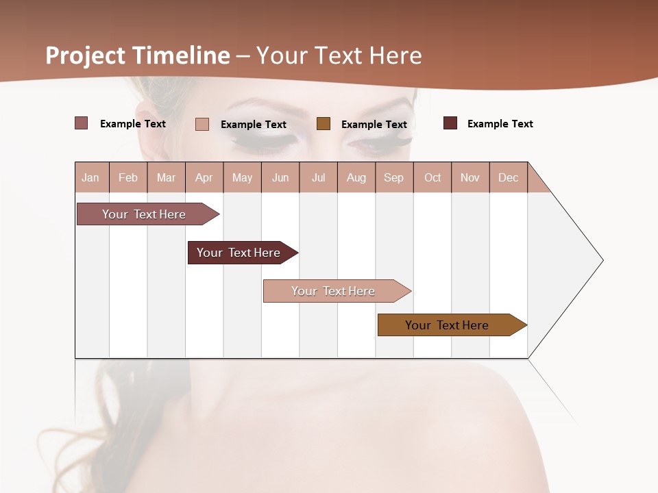 Looking Background Pretty PowerPoint Template