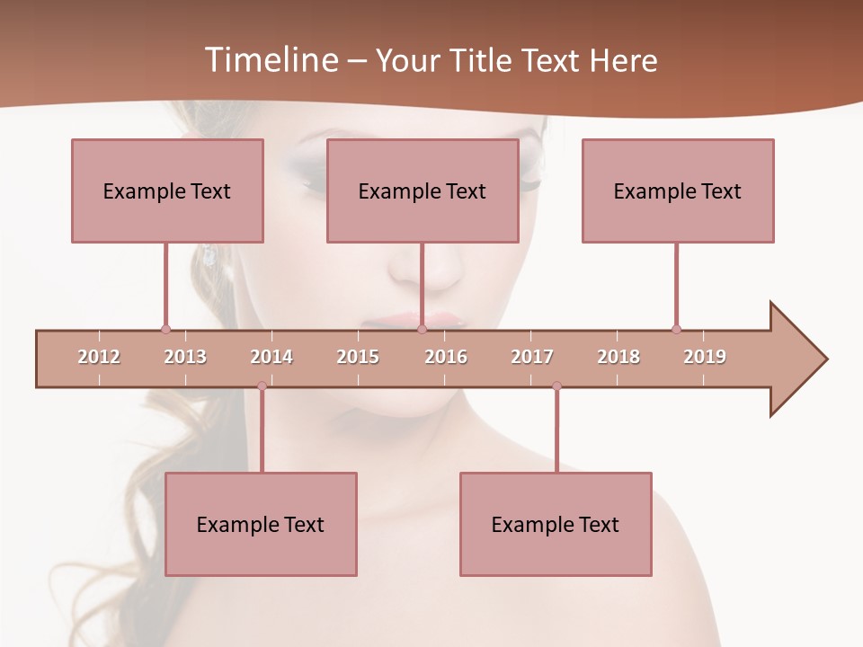 Looking Background Pretty PowerPoint Template