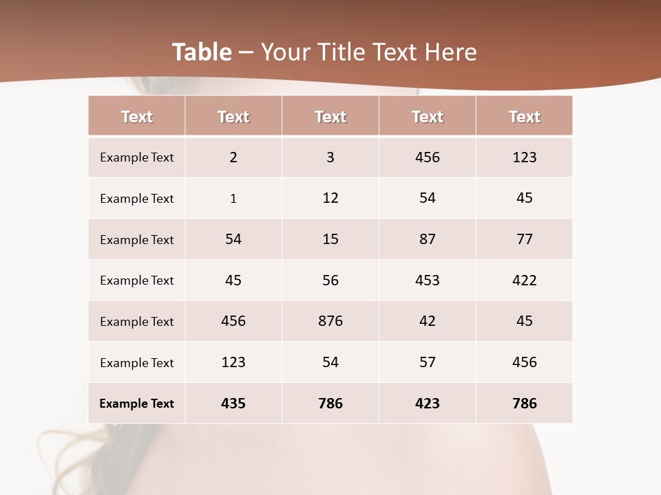 Looking Background Pretty PowerPoint Template