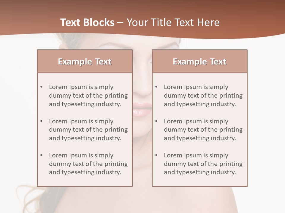 Looking Background Pretty PowerPoint Template