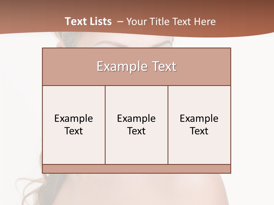 Looking Background Pretty PowerPoint Template