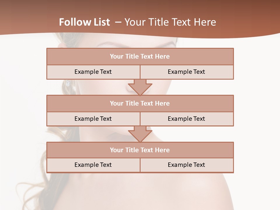 Looking Background Pretty PowerPoint Template