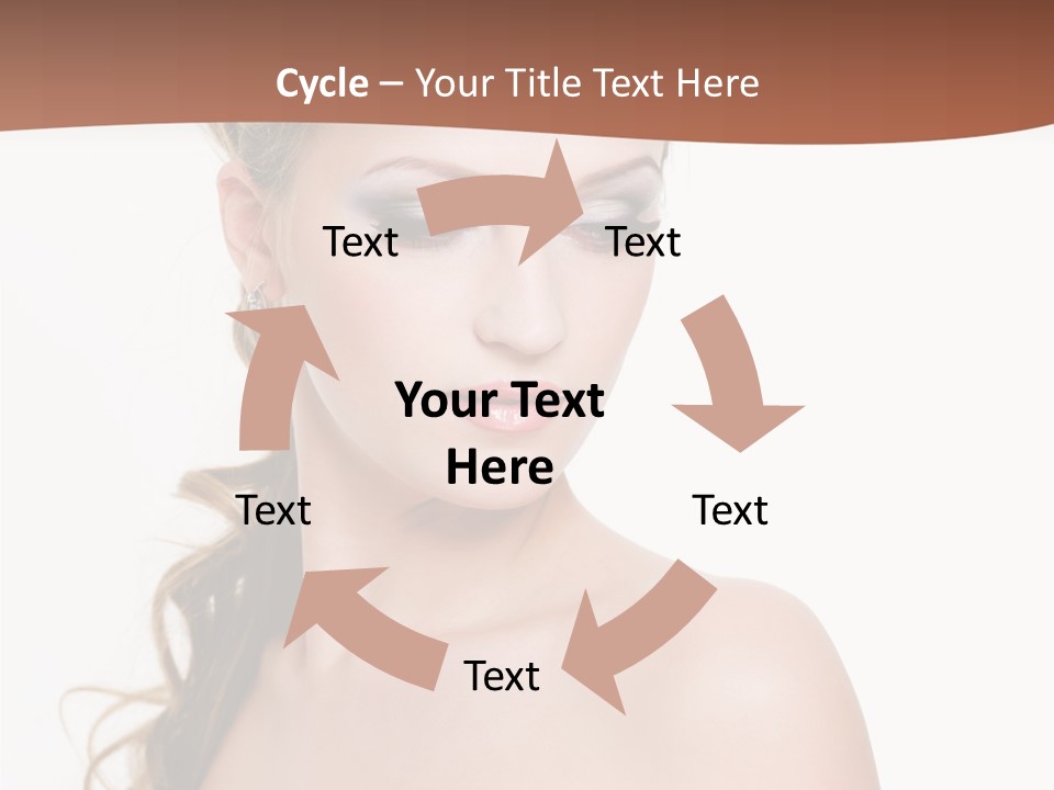 Looking Background Pretty PowerPoint Template