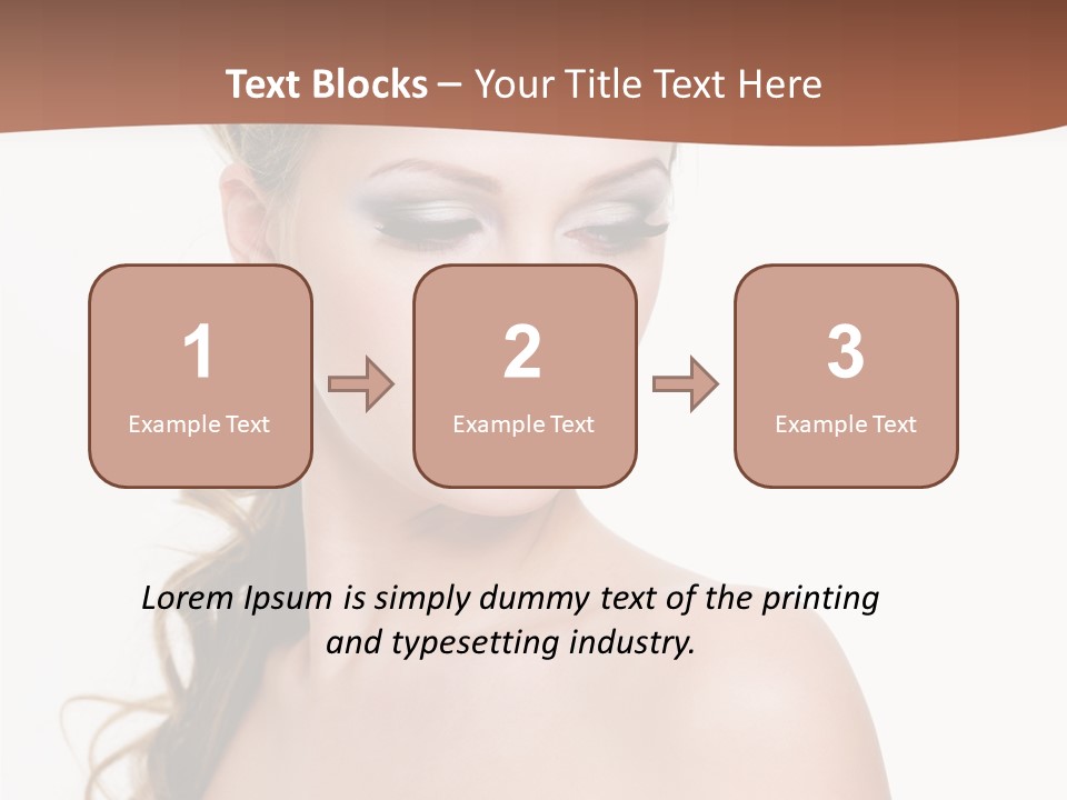 Looking Background Pretty PowerPoint Template