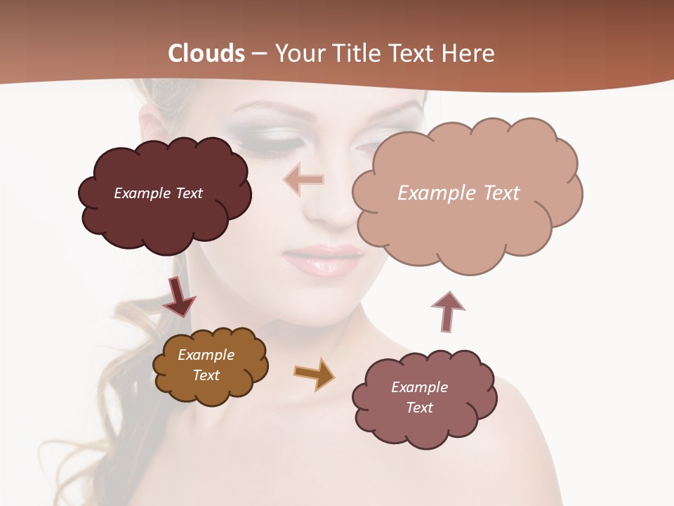 Looking Background Pretty PowerPoint Template