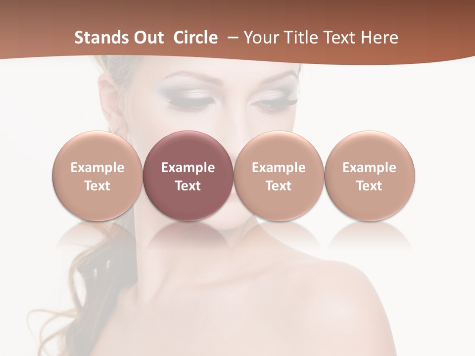 Looking Background Pretty PowerPoint Template