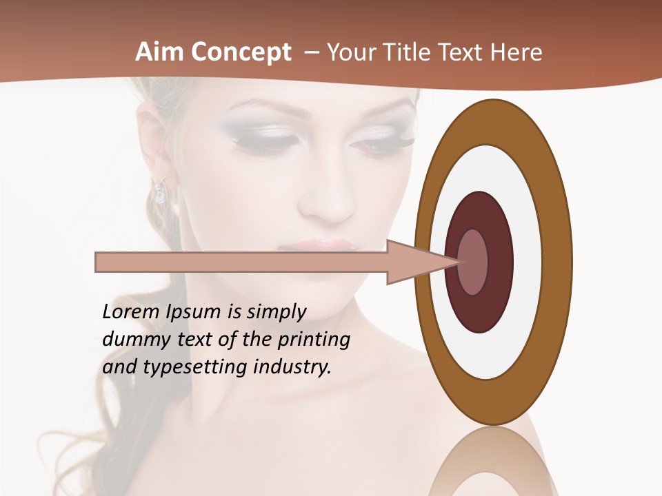 Looking Background Pretty PowerPoint Template