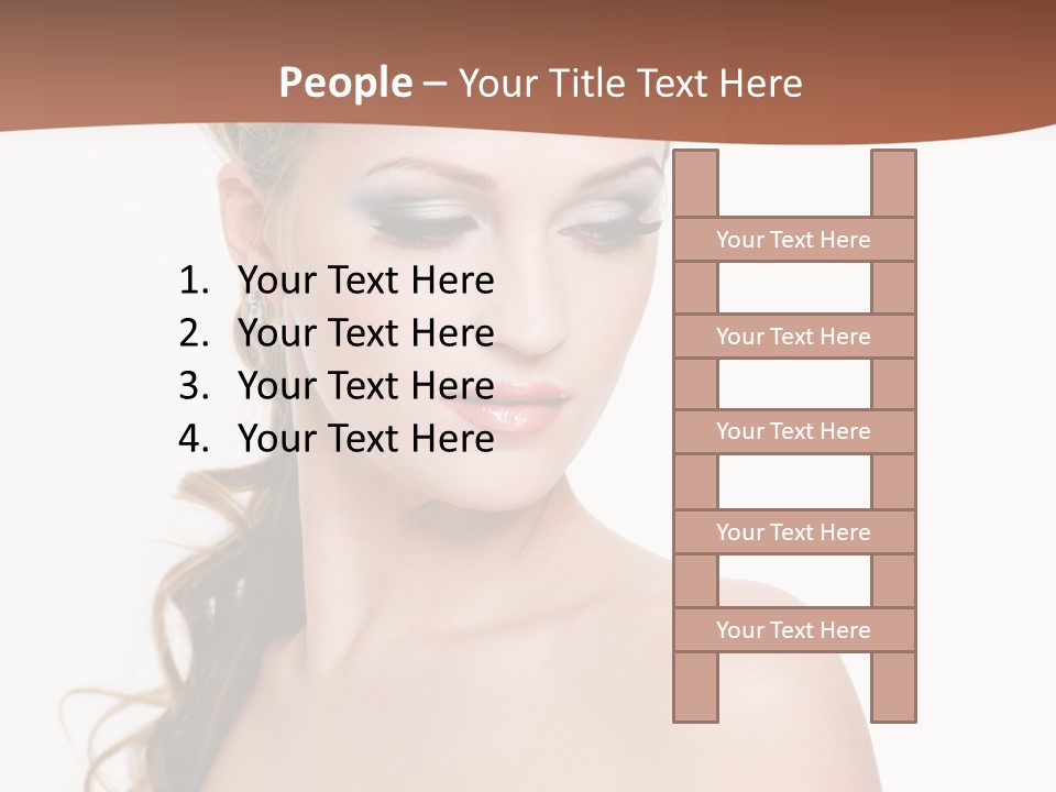 Looking Background Pretty PowerPoint Template