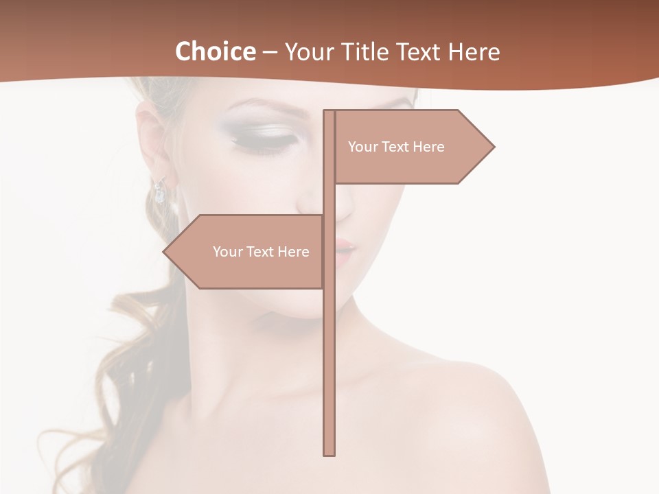 Looking Background Pretty PowerPoint Template