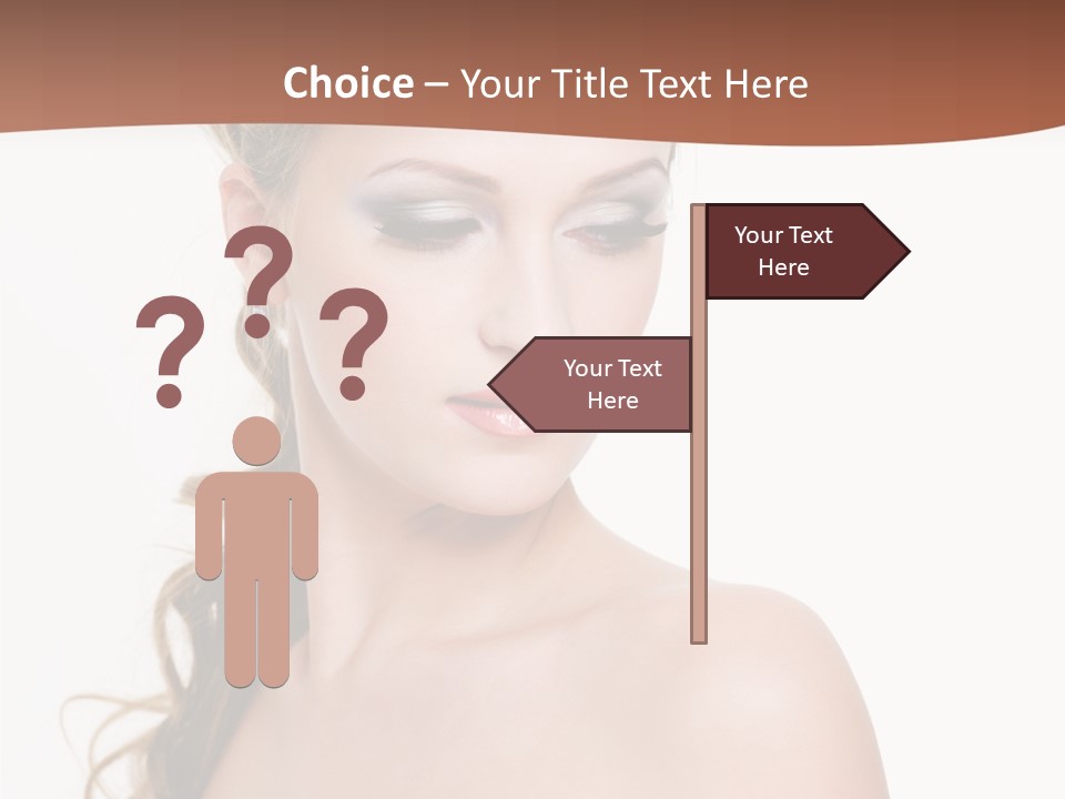 Looking Background Pretty PowerPoint Template