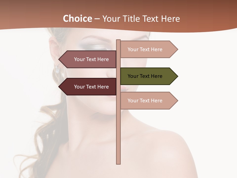 Looking Background Pretty PowerPoint Template