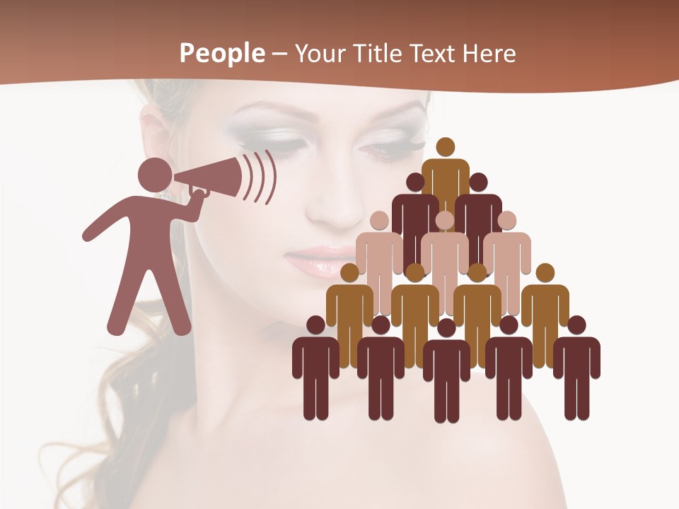 Looking Background Pretty PowerPoint Template