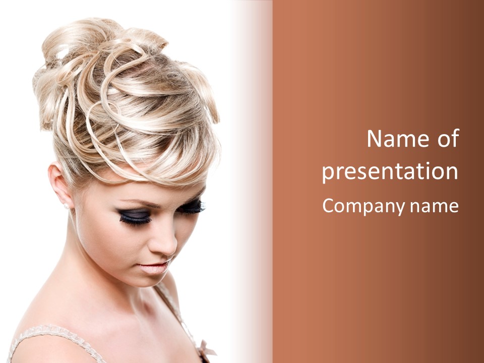 Copy Caucasian High PowerPoint Template