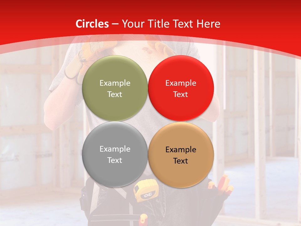 Development Man Contractor PowerPoint Template