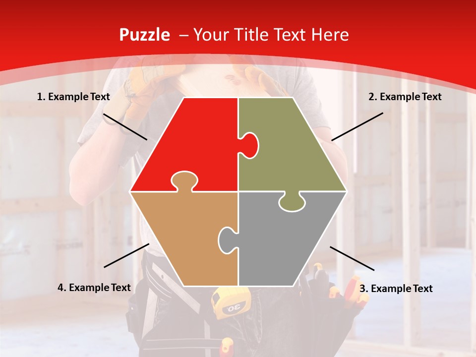 Development Man Contractor PowerPoint Template