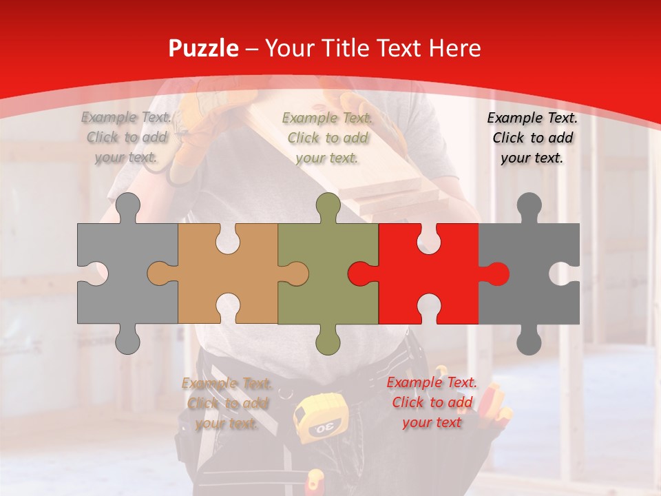 Development Man Contractor PowerPoint Template