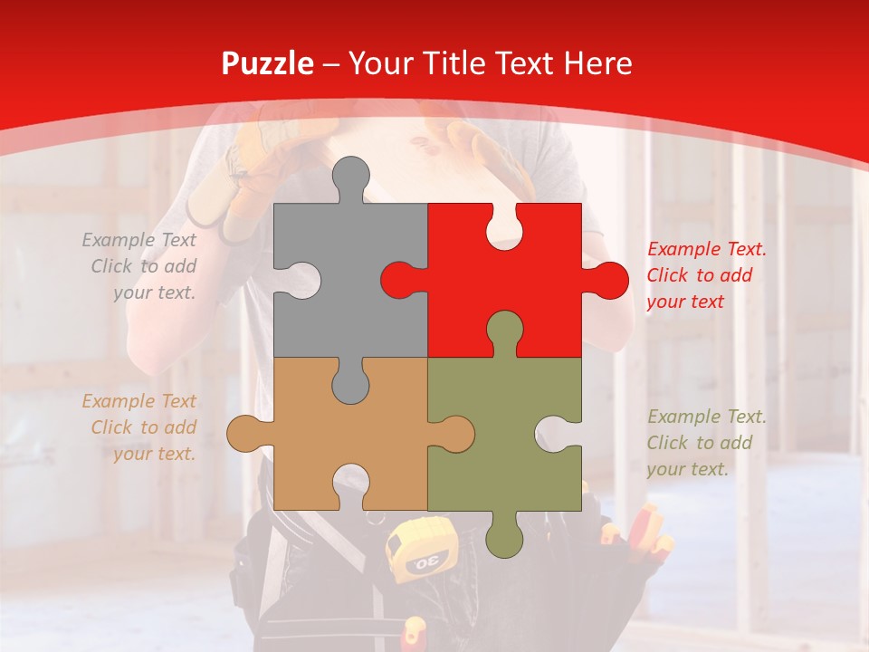 Development Man Contractor PowerPoint Template