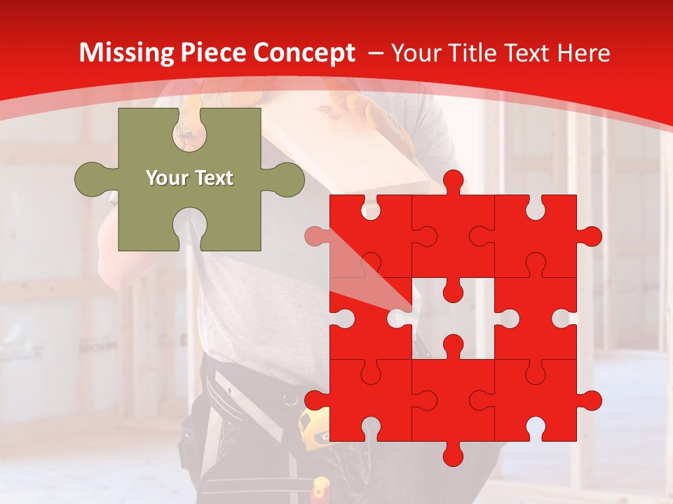 Development Man Contractor PowerPoint Template