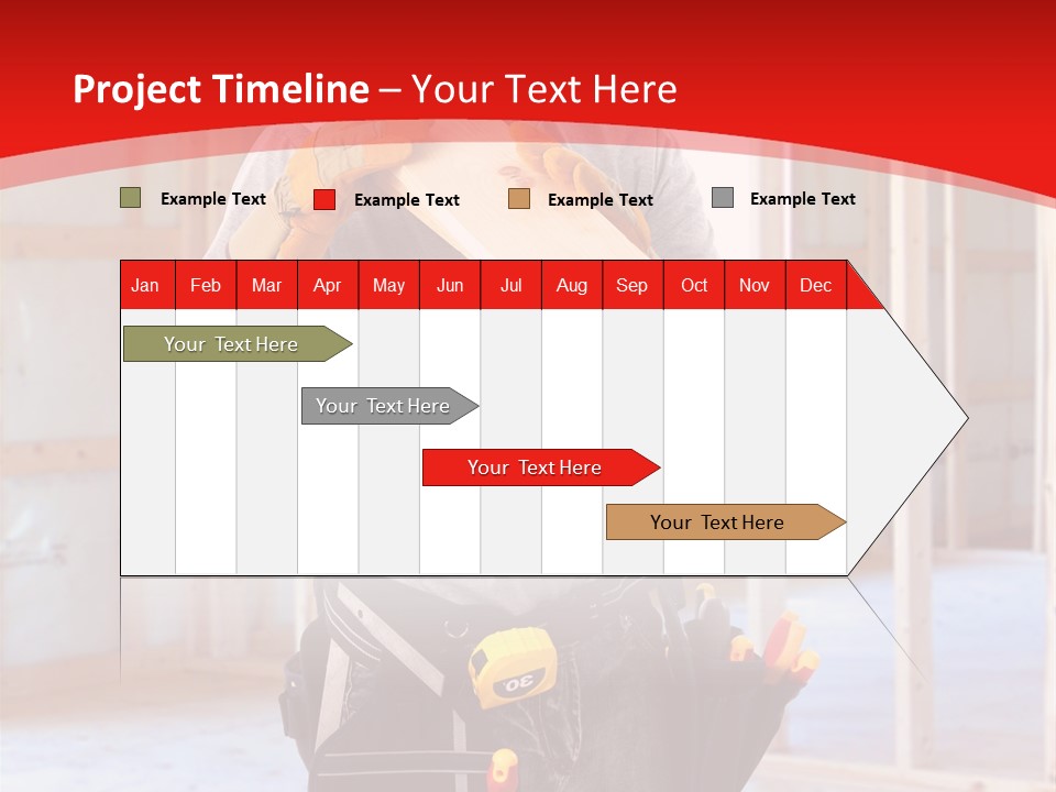 Development Man Contractor PowerPoint Template