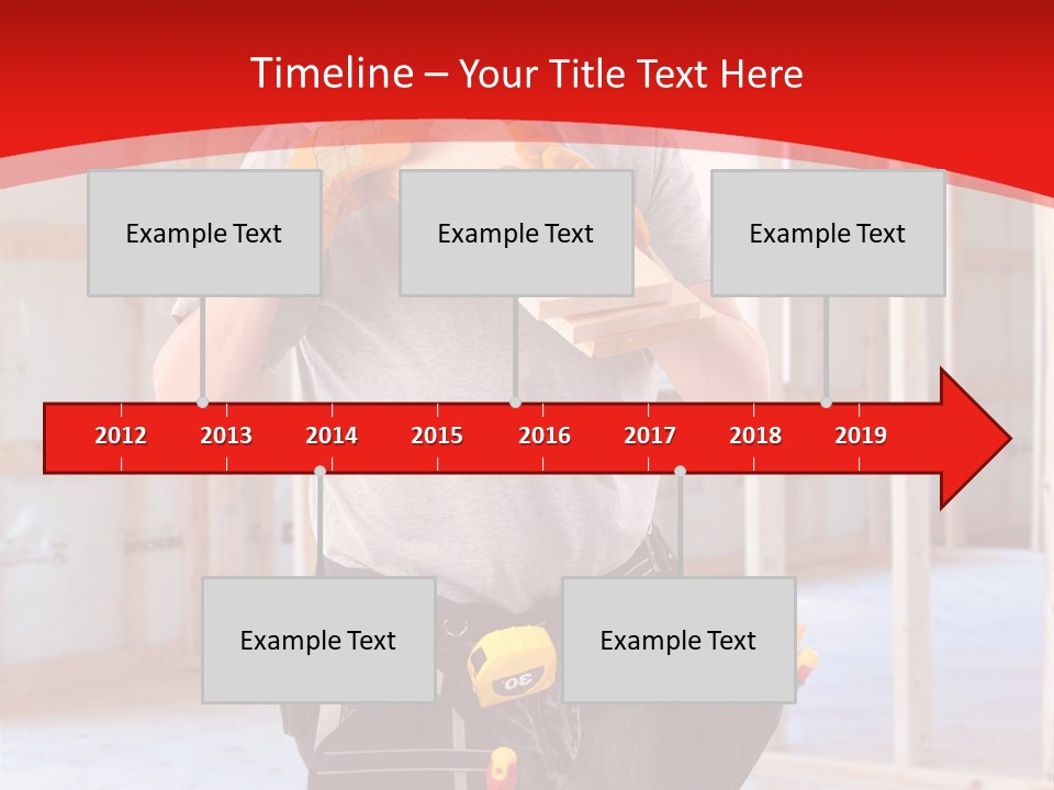 Development Man Contractor PowerPoint Template