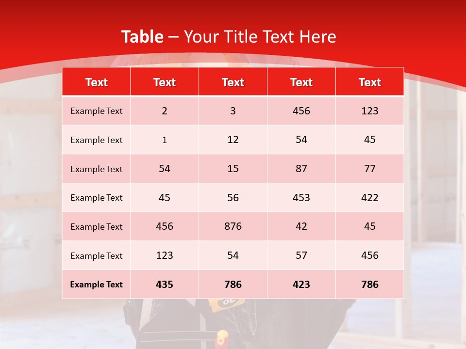 Development Man Contractor PowerPoint Template
