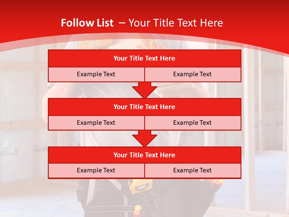Development Man Contractor PowerPoint Template